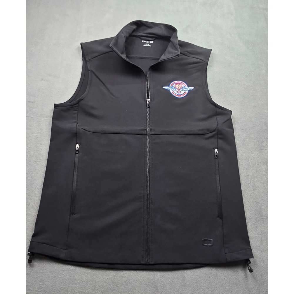 OGIO Men's Size Medium Black Vest Jacket Remote Area Medic Volunteer Corps Patch